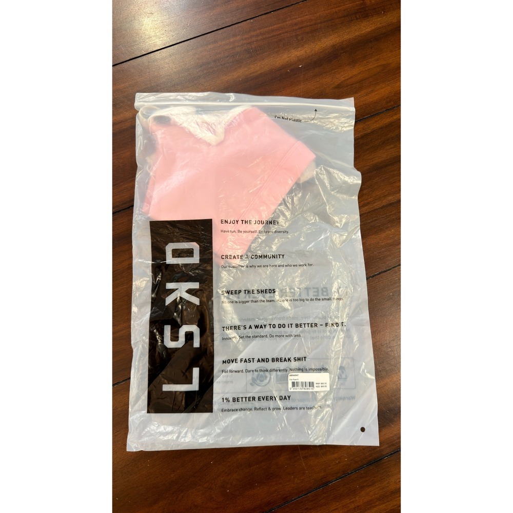 LSKD Infinity Sports Bra Pink Rose Low Support V-Neck Womens Medium NEW NWT - Picture 9 of 16